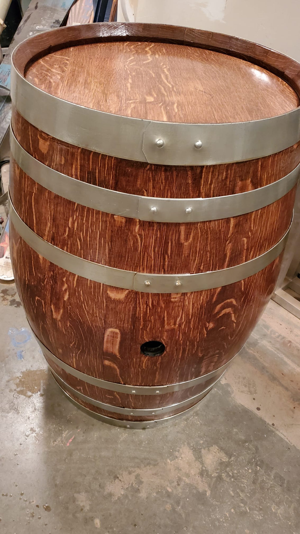 Full Wine Barrel