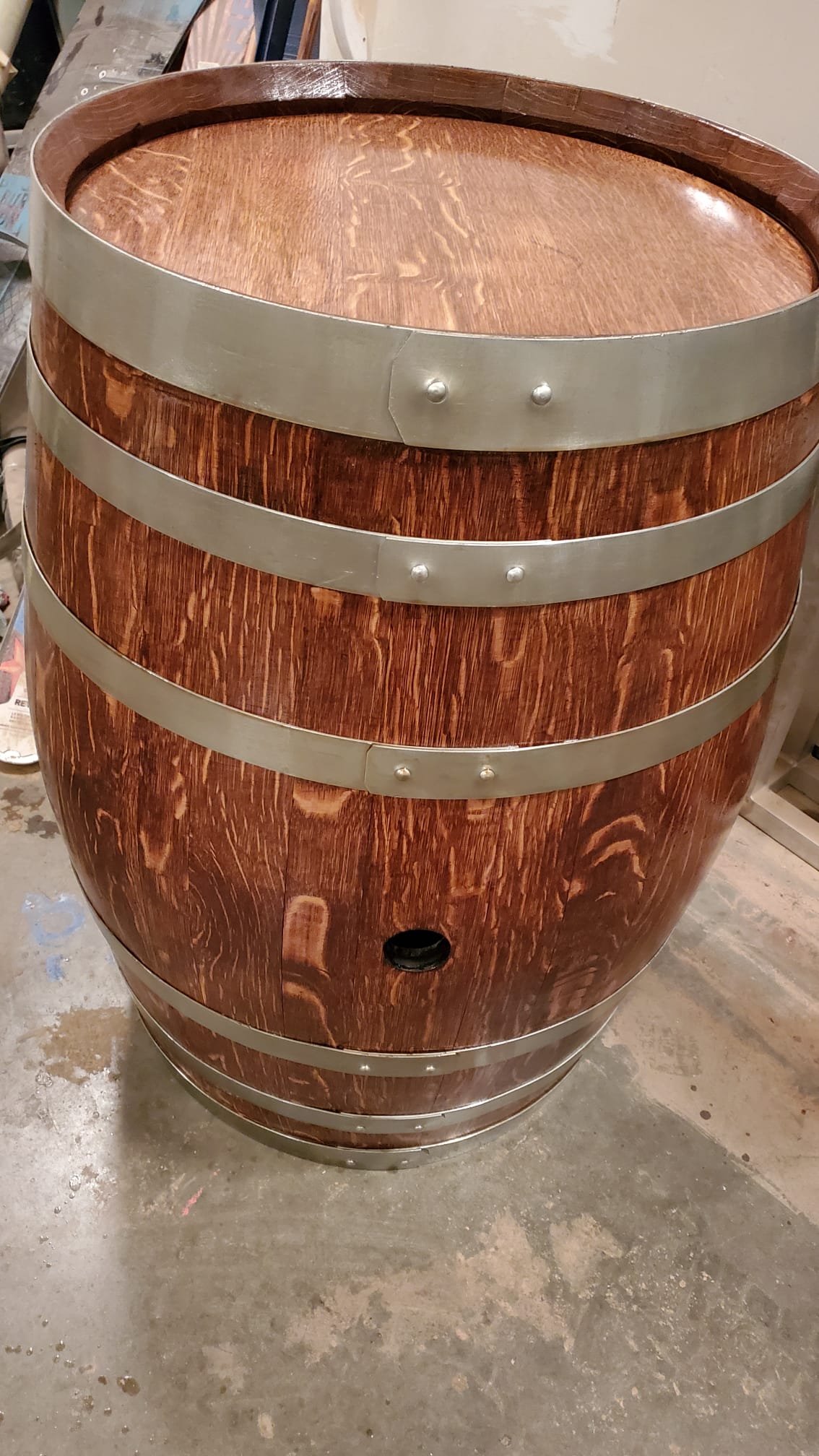 Full Wine Barrel