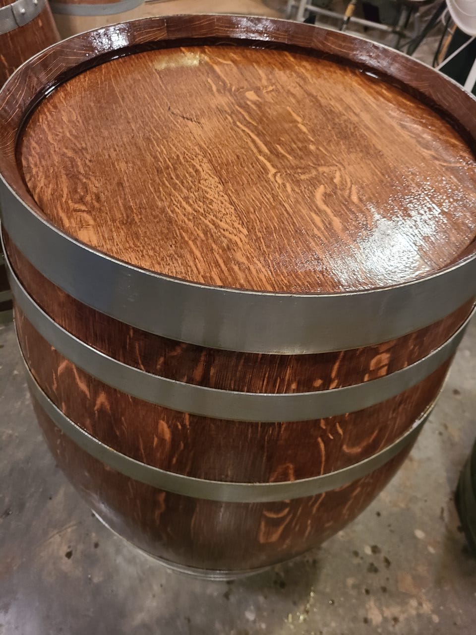 Full Wine Barrel