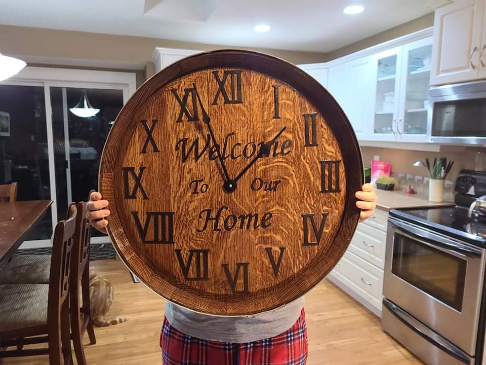 Barrel Wall Clock