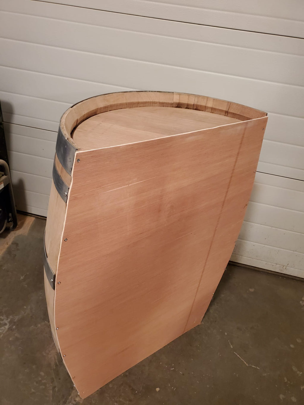 Half Barrel Cabinet