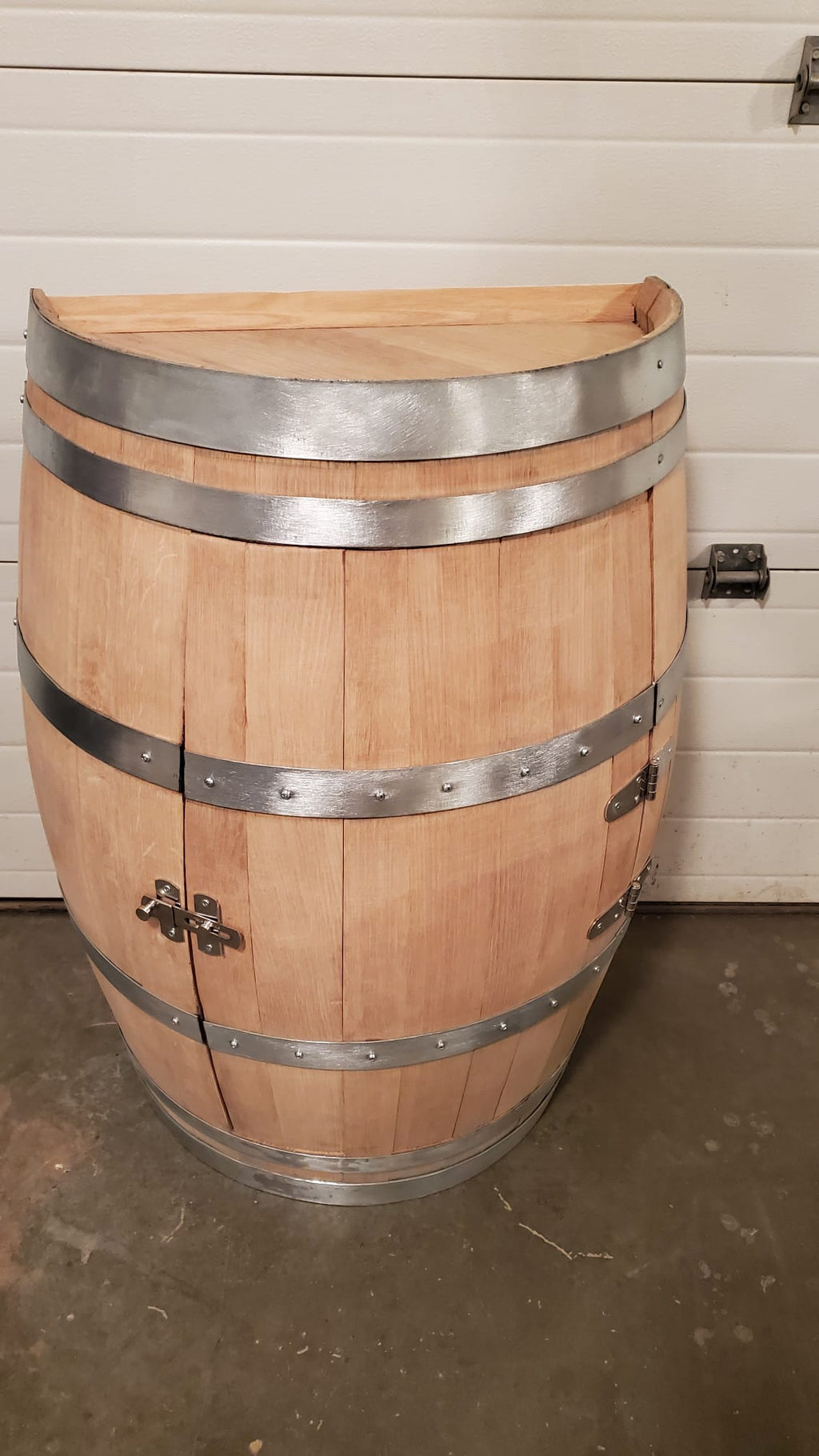 Half Barrel Cabinet
