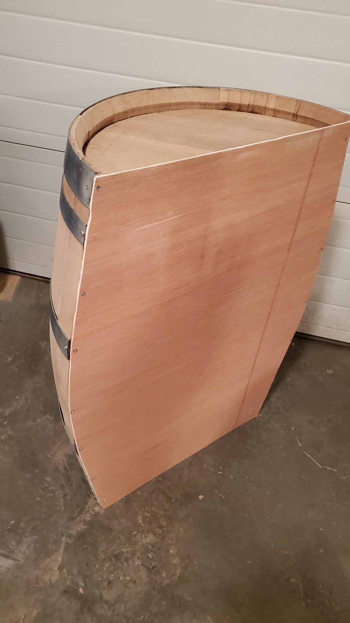 Half Barrel Cabinet