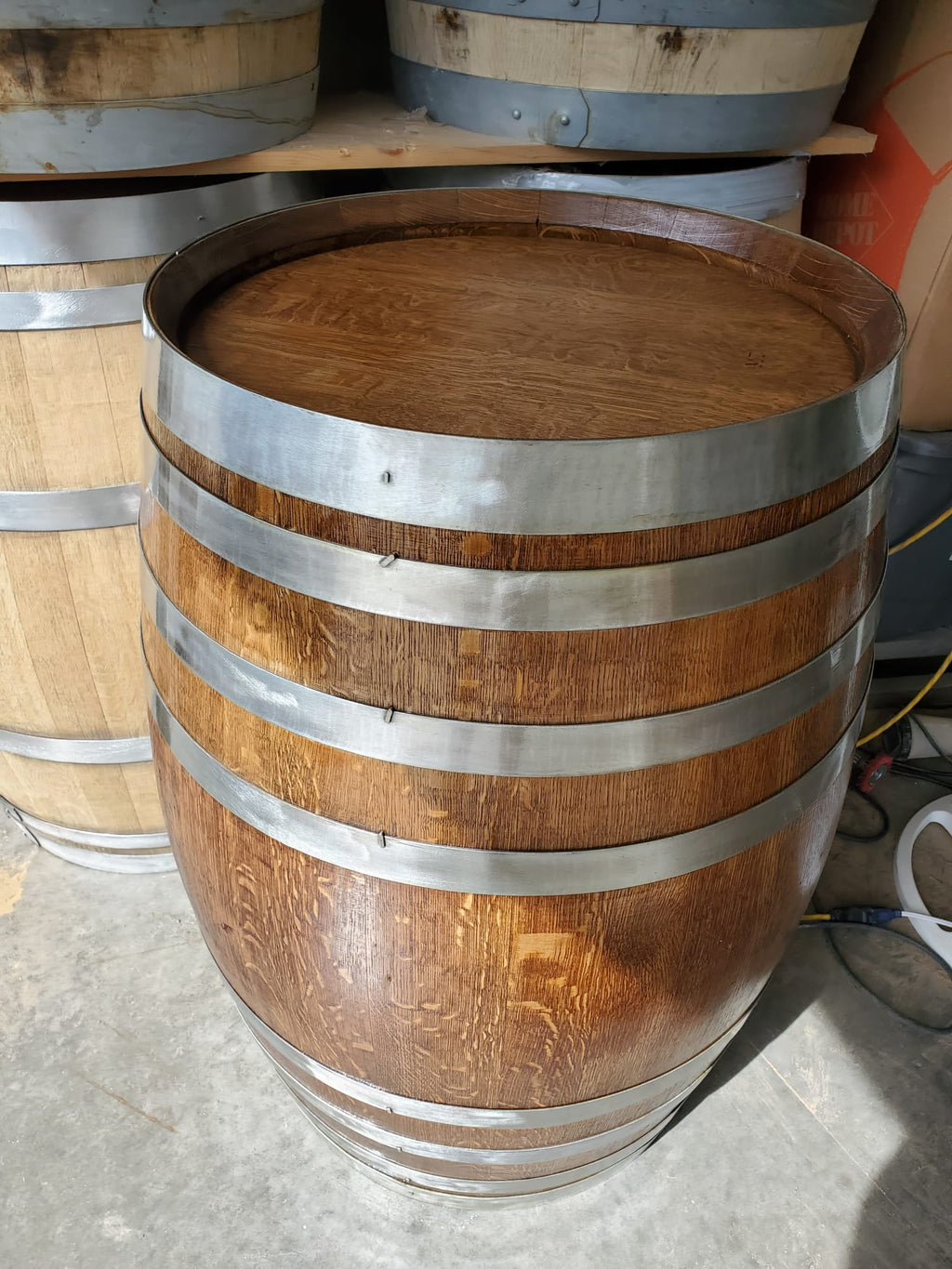 Full Wine Barrel